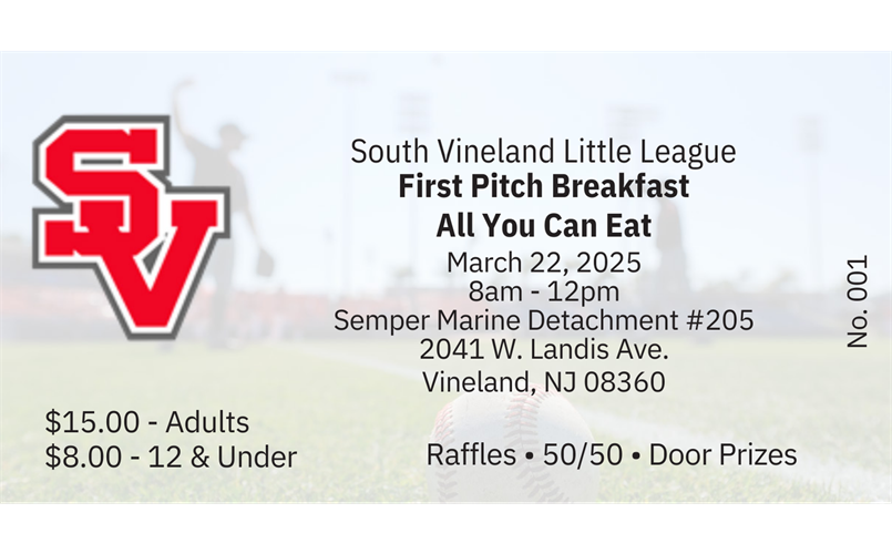 First Pitch Breakfast - March 22nd