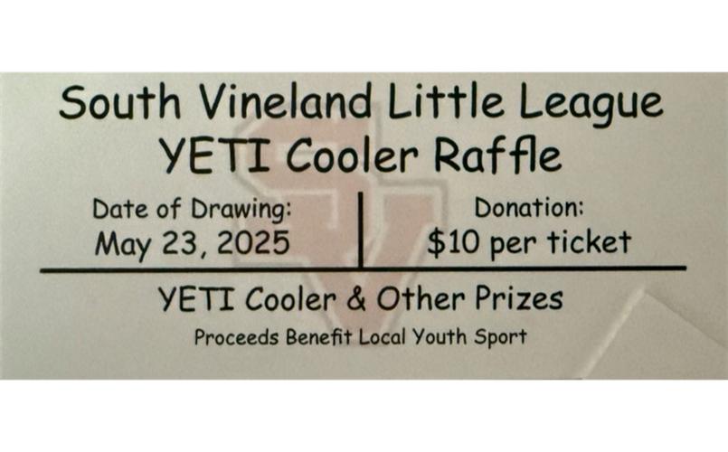 Yeti Cooler Raffle - $10 per Ticket