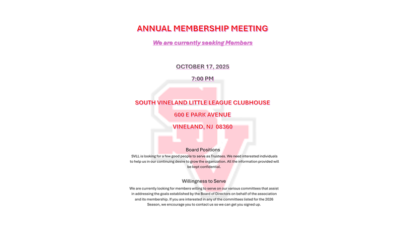 Annual Meeting Notice