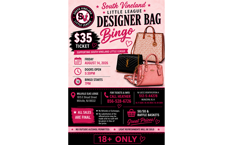 DESIGNER BAG BINGO